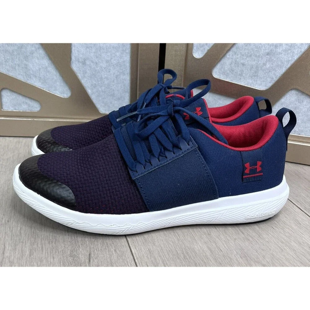 Under Armour big Boys Charged Sportstyle Sneaker Shoes Youth 3020133 Size 5.5 Y